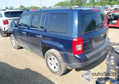 2013 Jeep Patriot Sport z USA, uszkodzony, nr VIN 1C4NJPBA0DD130179